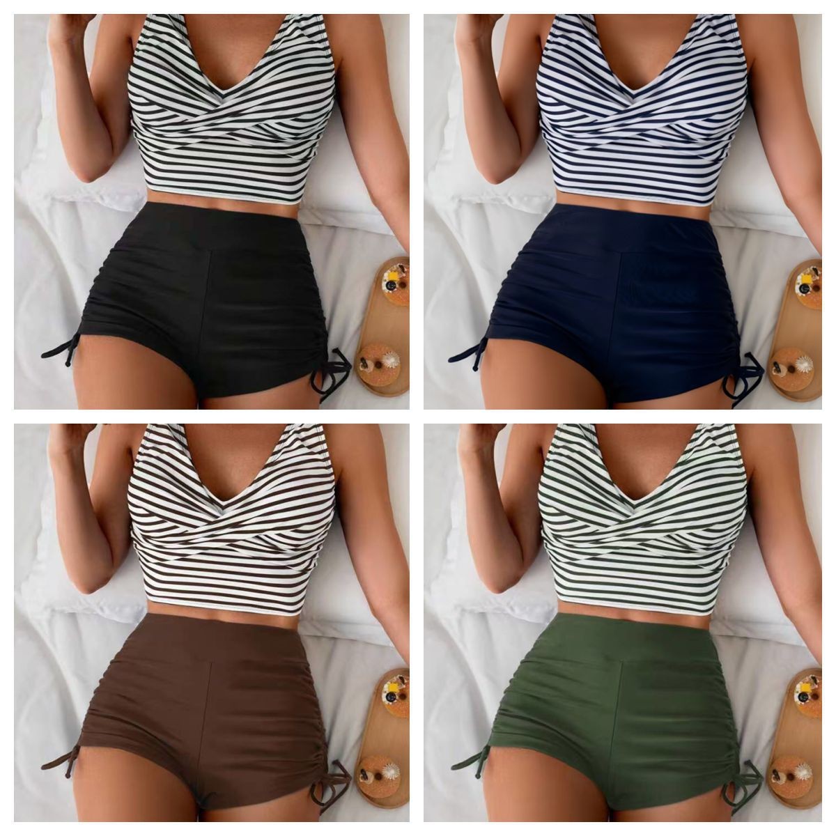 ชุดว่ายน้ำผู้หญิง บิกินี่ ท็อป - Tops บทวิจารณ์และราคา