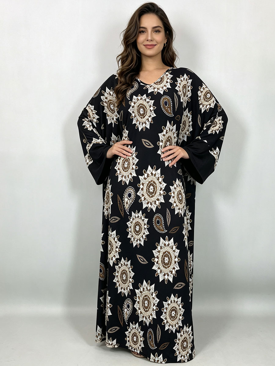 ชุดเดรสยาวไซส์ใหญ่สำหรับผู้หญิ - Boho Summer Beach Maxi Dress บทวิจารณ์และราคา
