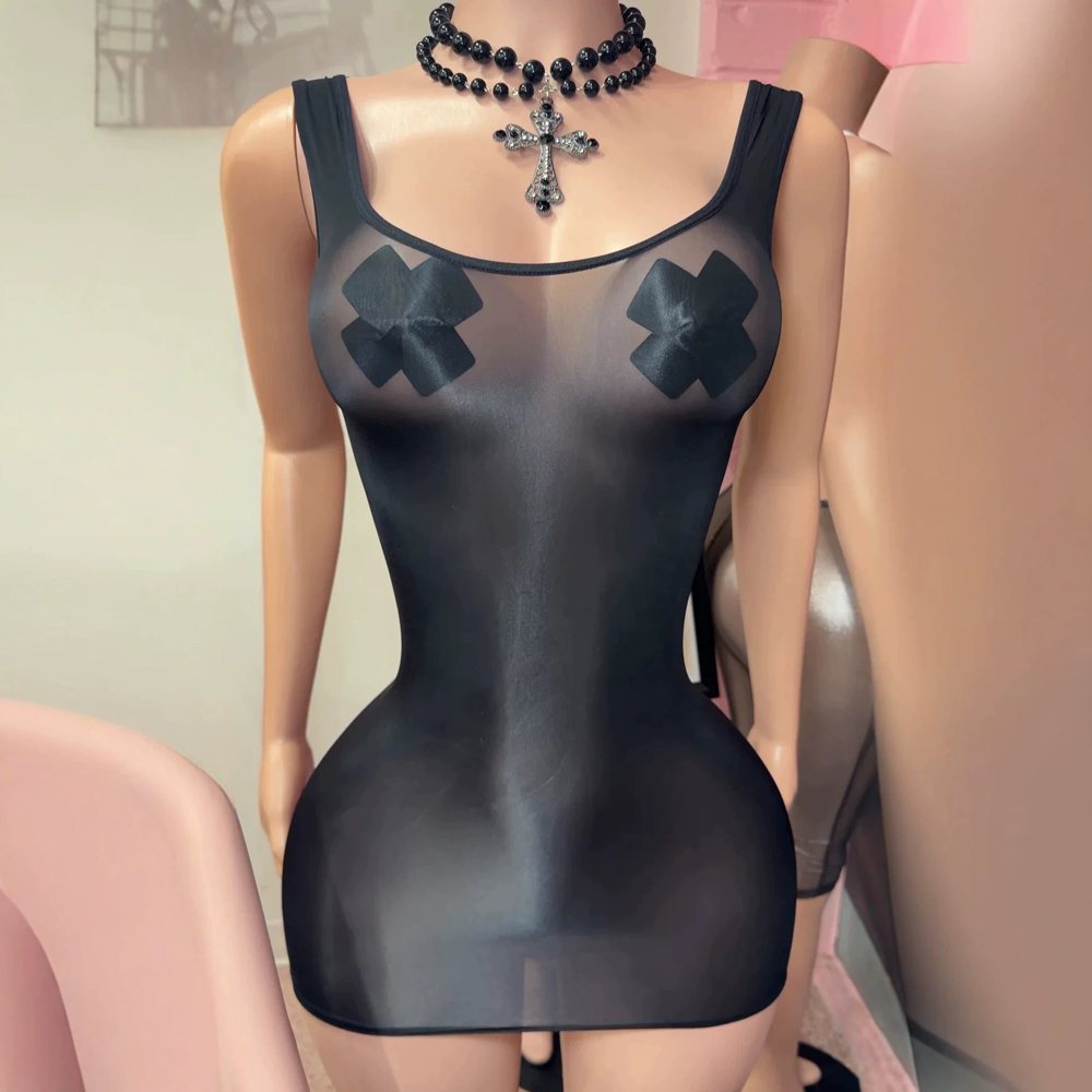 JENYAGE มินิเดรสสายเดี่ยวซีทรู - Sexy Mesh Sheer Bodycon Dress บทวิจารณ์และราคา