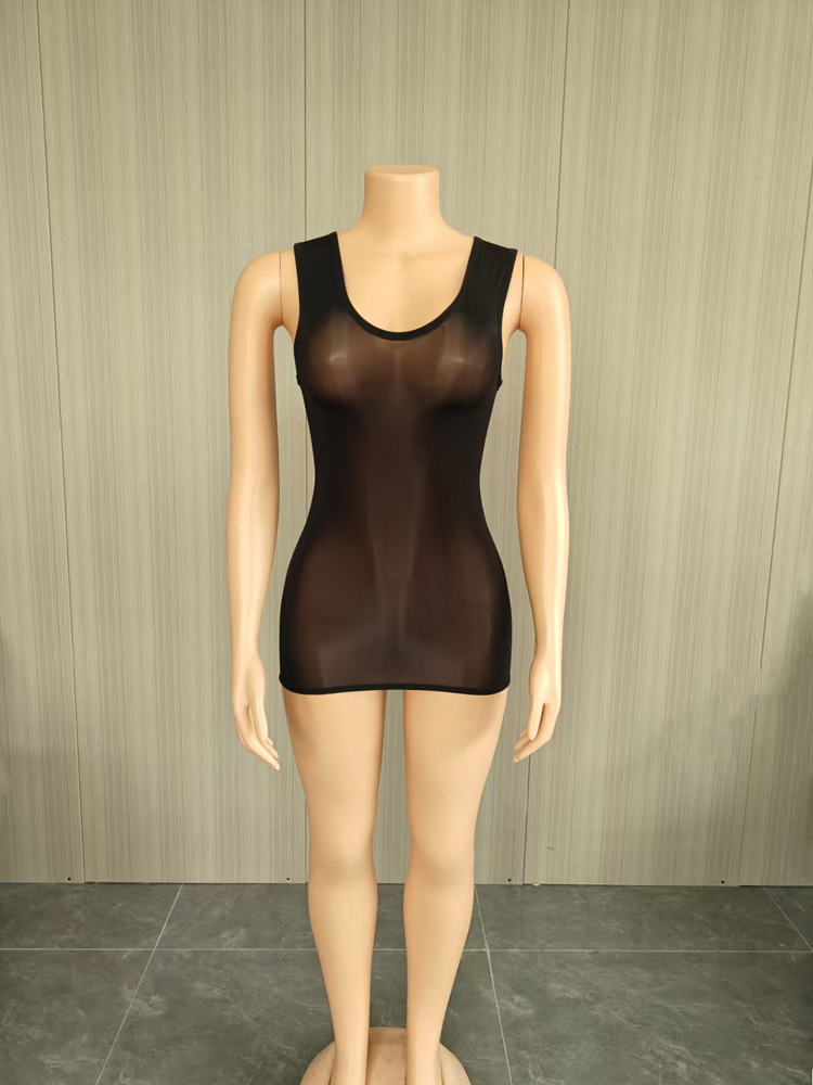 JENYAGE มินิเดรสสายเดี่ยวซีทรู - Sexy Mesh Sheer Bodycon Dress บทวิจารณ์และราคา