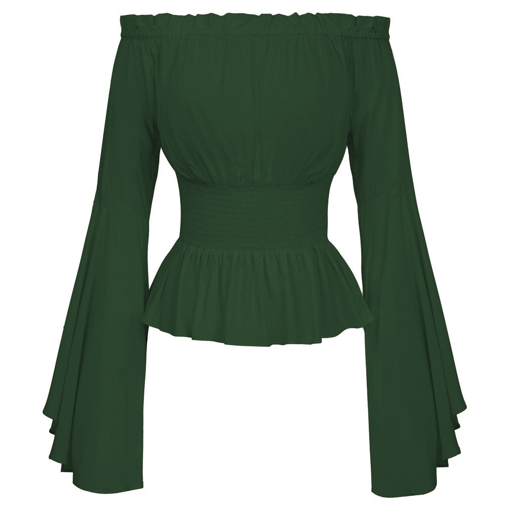 เสื้อแขนยาว ดีไซน์ไม่สมมาตร สไ - Tops บทวิจารณ์และราคา