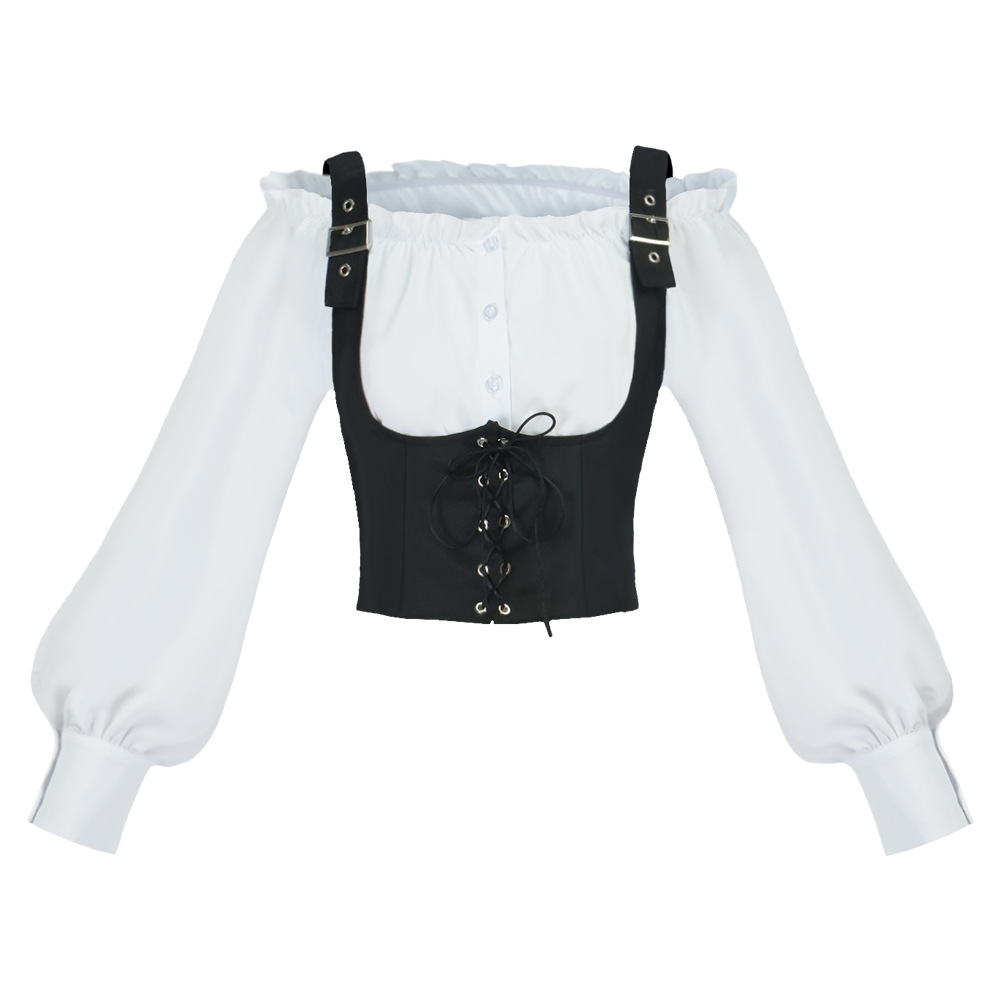 เสื้อเบลาส์ผู้หญิงสไตล์เรโทรตะ - Blouses บทวิจารณ์และราคา