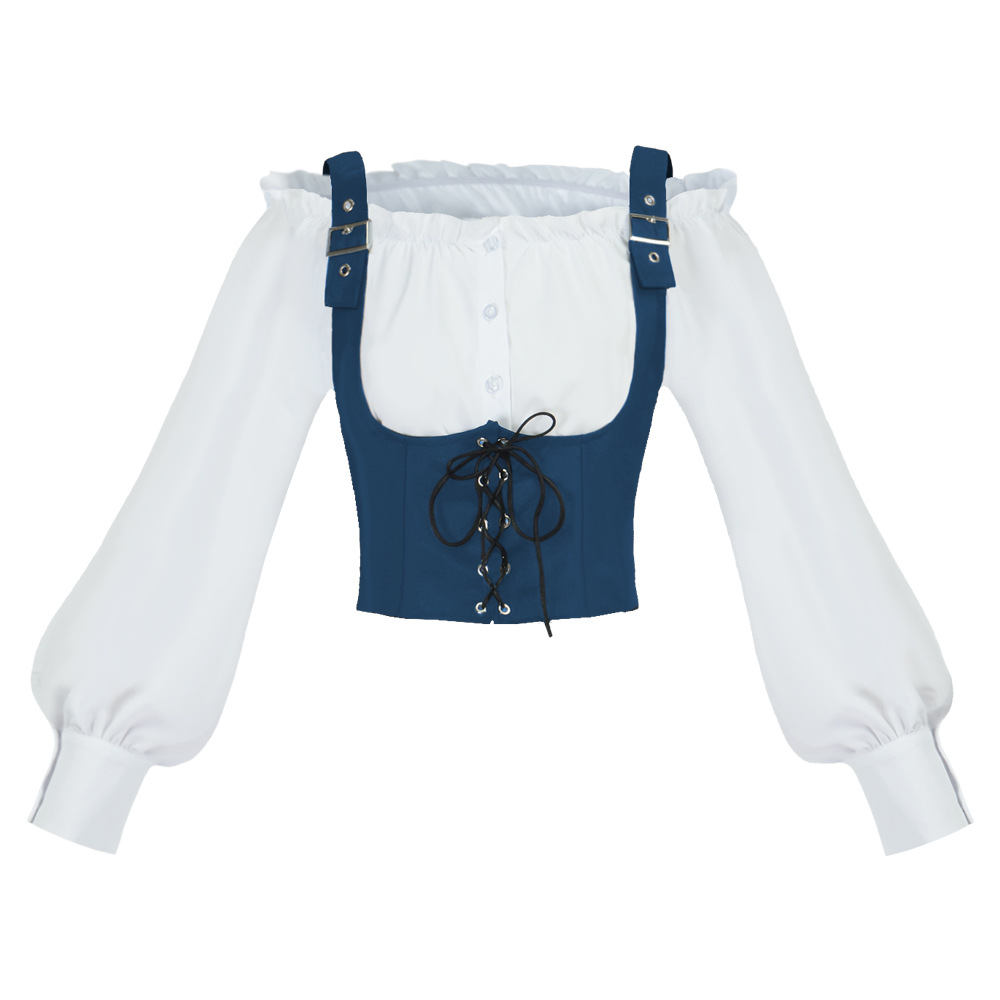 เสื้อเบลาส์ผู้หญิงสไตล์เรโทรตะ - Blouses บทวิจารณ์และราคา